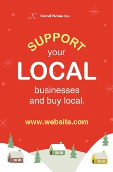 Support Local Holiday Scenery