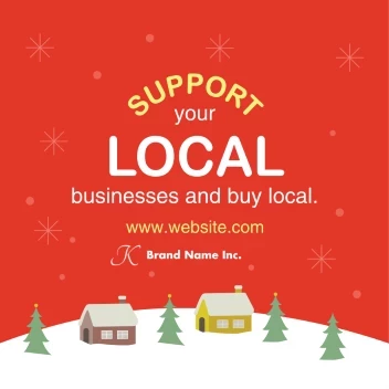 Support Local Holiday Scenery