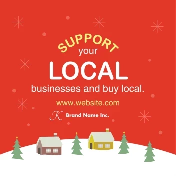 Support Local Holiday Scenery