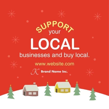 Support Local Holiday Scenery