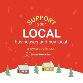 Support Local Holiday Scenery