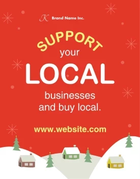 Support Local Holiday Scenery