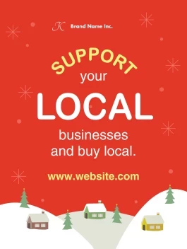 Support Local Holiday Scenery