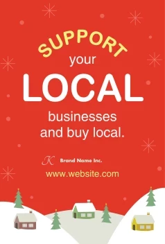 Support Local Holiday Scenery