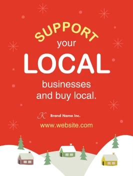 Support Local Holiday Scenery