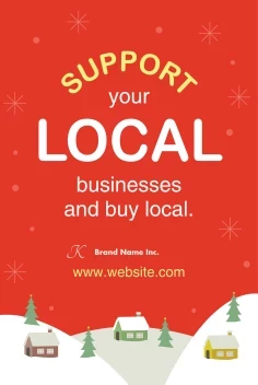 Support Local Holiday Scenery