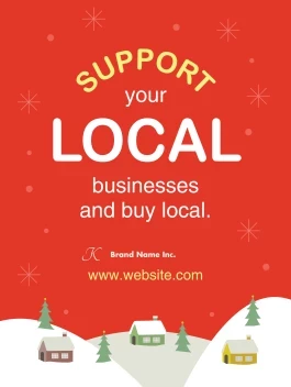 Support Local Holiday Scenery