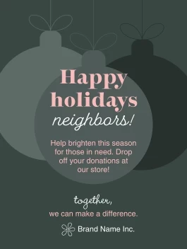 Neighborly Holiday Ornaments