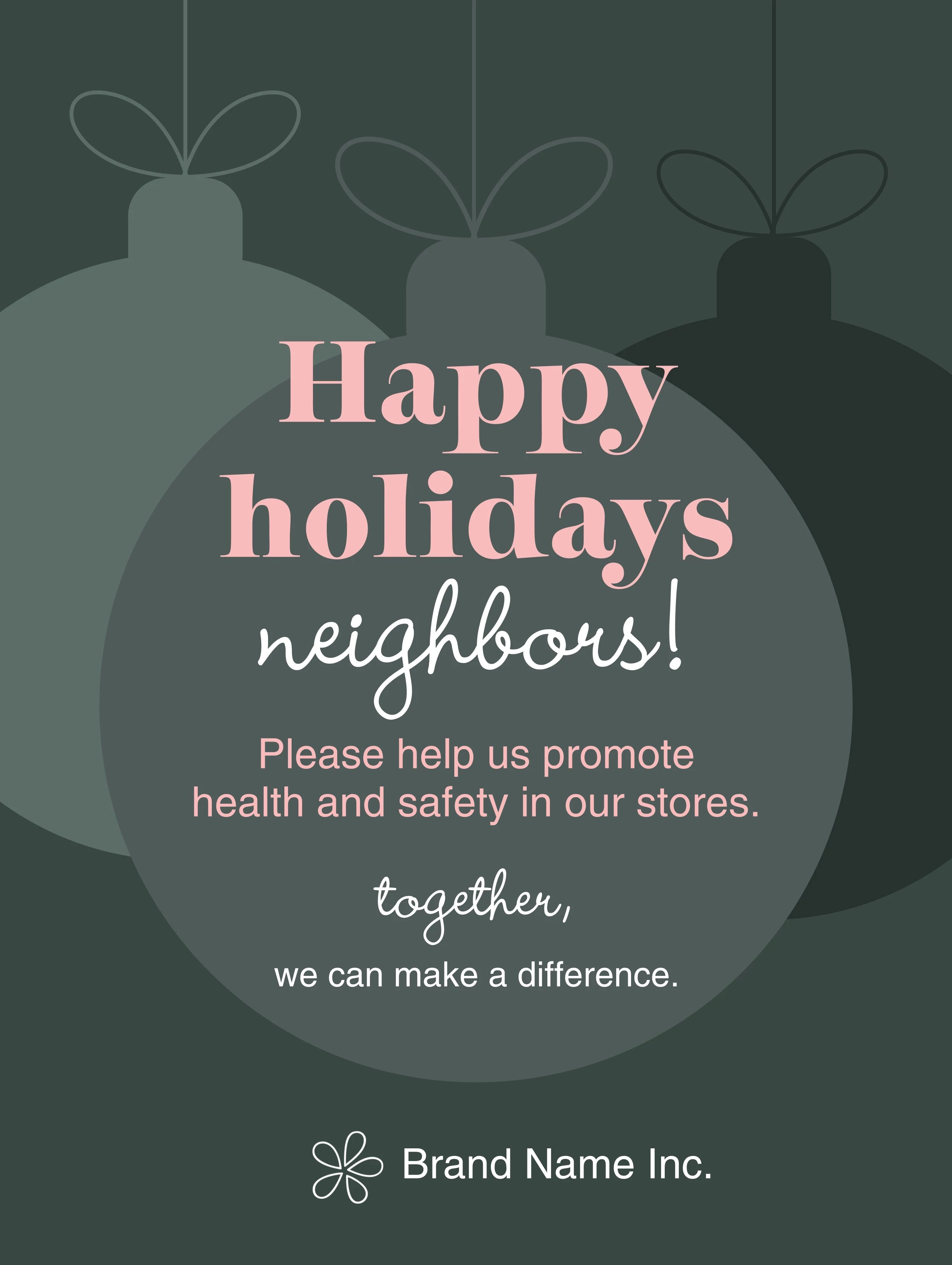 Happy Holidays to Neighbors
