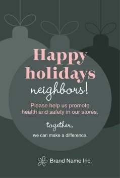 Happy Holidays to Neighbors