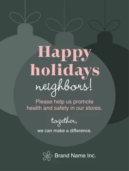 Happy Holidays to Neighbors