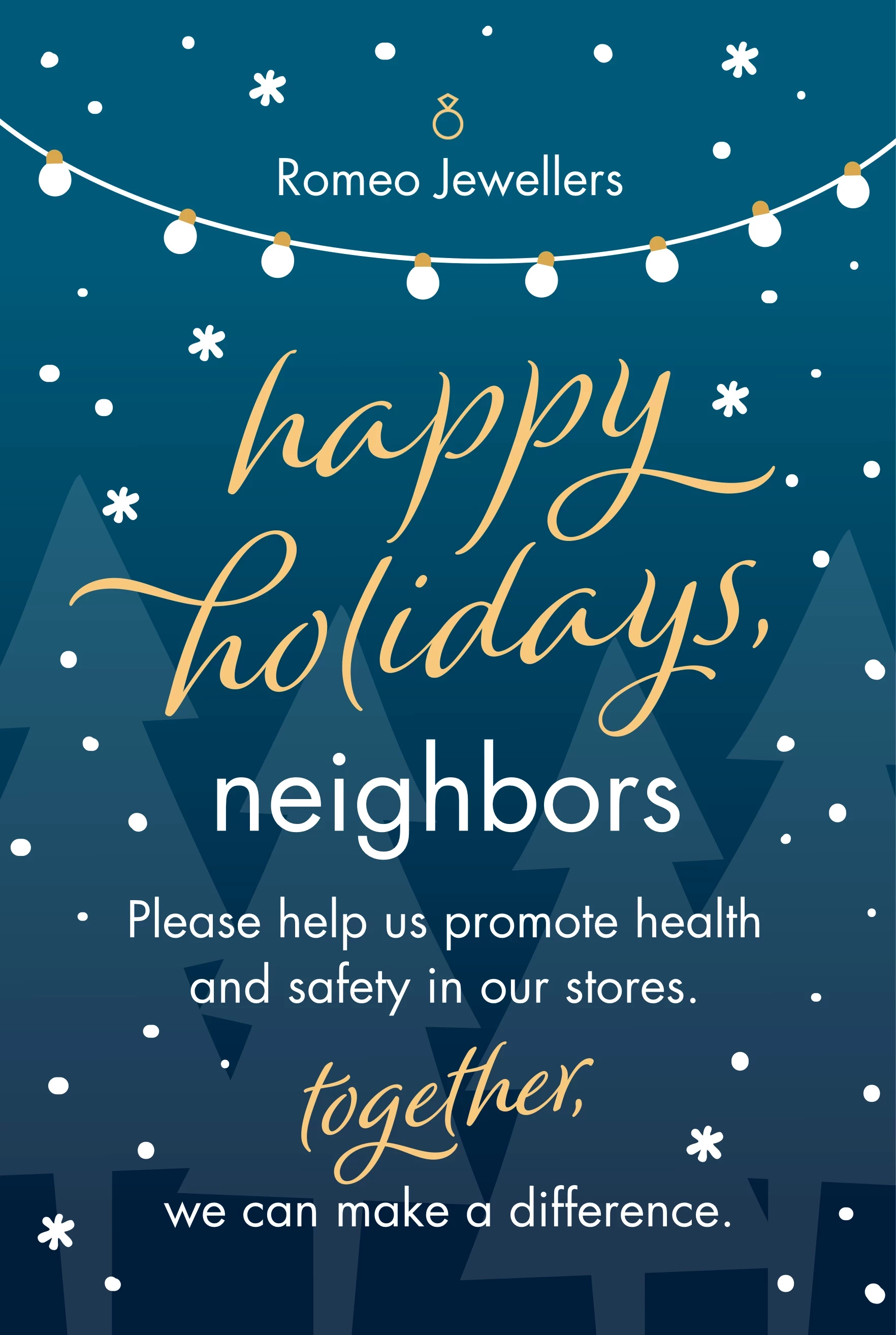 Promote Safety Holiday Lights