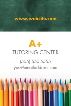 Chalkboard and Pencils