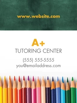 Chalkboard and Pencils