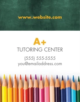 Chalkboard and Pencils