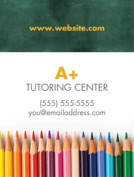 Chalkboard and Pencils