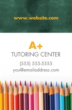 Chalkboard and Pencils