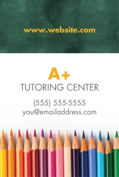 Chalkboard and Pencils