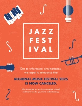 Music Concert Canceled