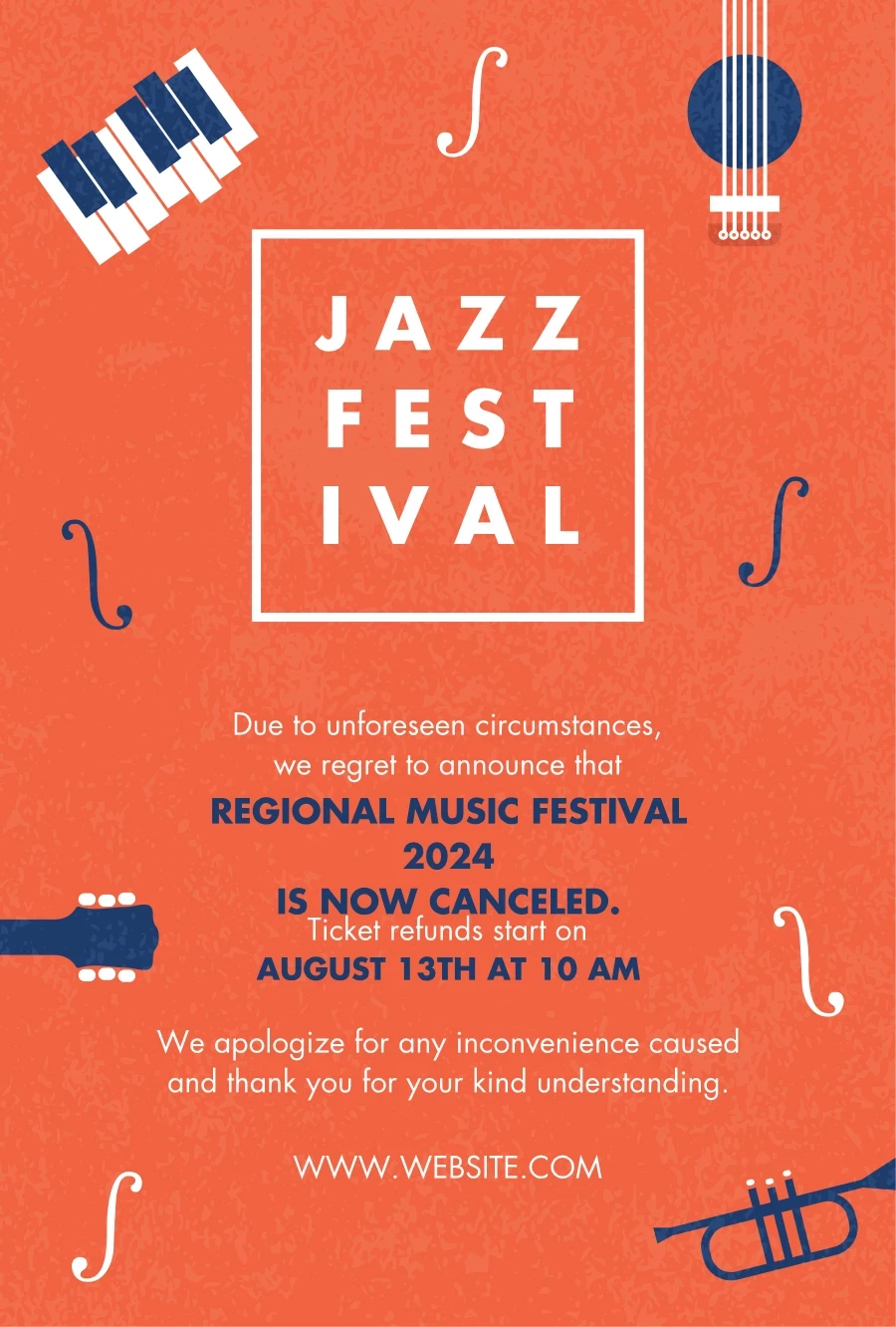 Music Concert Canceled