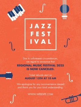 Music Concert Canceled