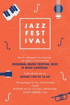 Music Concert Canceled