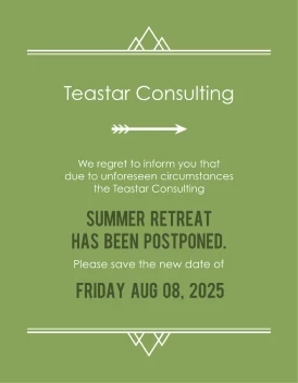 Retreat Change Of Plans