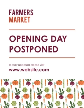 Opening Day Postponed