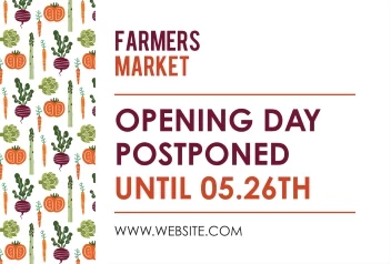 Opening Day Postponed