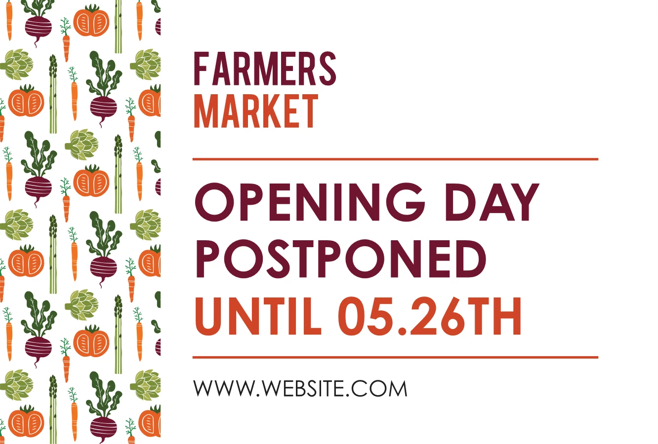 Opening Day Postponed