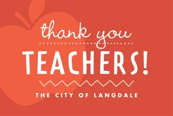 Teacher and Apple Thanks