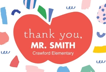 Apple Collage Thanks