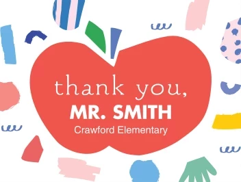 Apple Collage Thanks