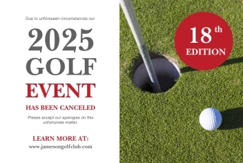 Golf Event Cancellation