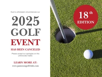 Golf Event Cancellation
