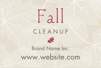 Fall Cleanup Pattern