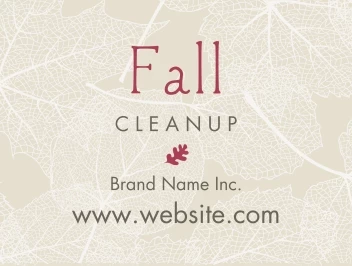 Fall Cleanup Pattern