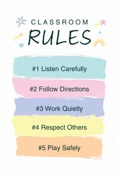 Classroom Rules Stars