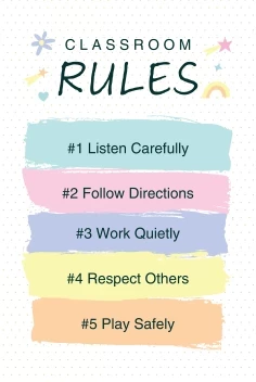Classroom Rules Stars