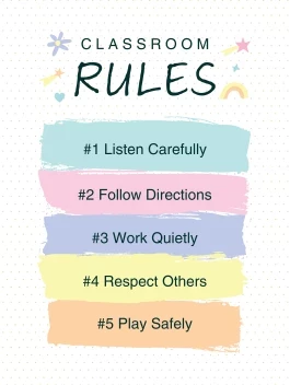 Classroom Rules Stars