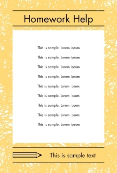 Homework Notebook Doodle