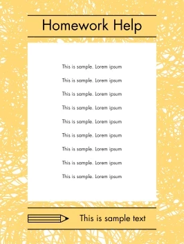 Homework Notebook Doodle