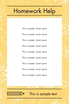 Homework Notebook Doodle