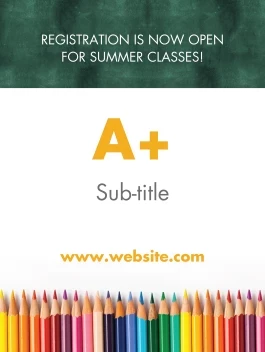 Chalkboard and Pencils