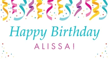 Happy Birthday Colorful Confetti