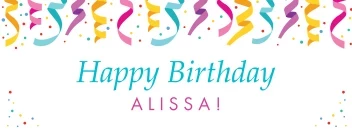 Happy Birthday Colorful Confetti