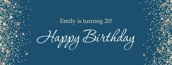 Happy Birthday Celebration Sparks