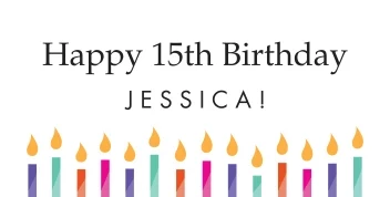 Happy Birthday Candles