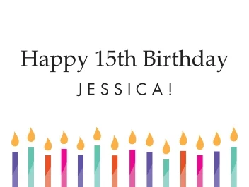 Happy Birthday Candles