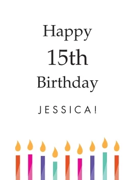 Happy Birthday Candles